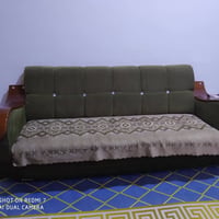 كنب زيتوني • ١٠ نفرات • اسفنج مضغوط