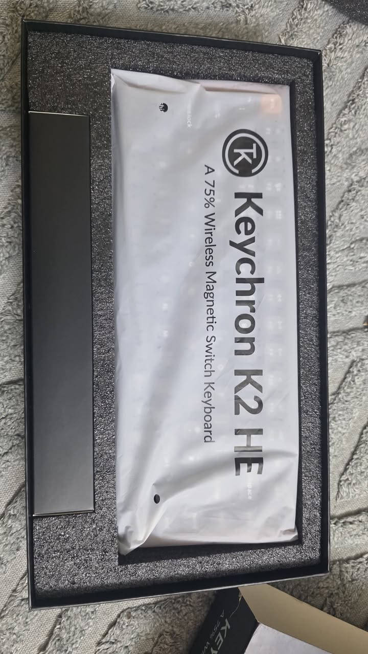 كيبورد Keychron K2 HE.   75%
جديد غير مستعمل 
السعر 155 الف 
موقع كربلاء متوفر توصيل 
***********
