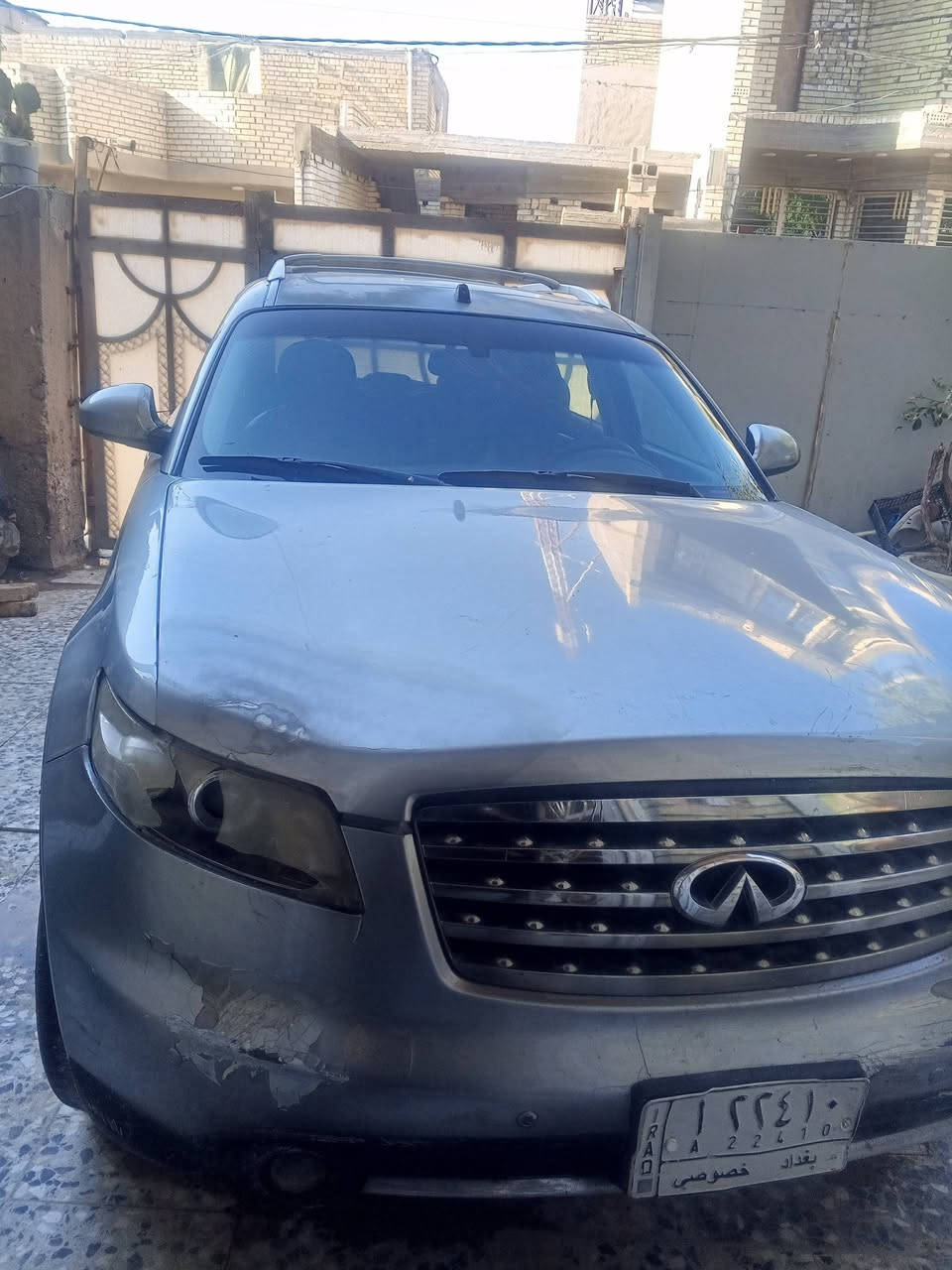 السلام عليكم
للبيع او المراوس
انفنتي fx 2008
وارد امريكي 
حادث چاملغ امامي
رقم بغداد بأسمي
گير محرك تبريد مكفولات
صدر نص عمر 
سنتر لوك مايشتغل
مكاني ناحيه الوحدة قرب بسمايه
السعر 60 بيه مجال قليل 
***********
