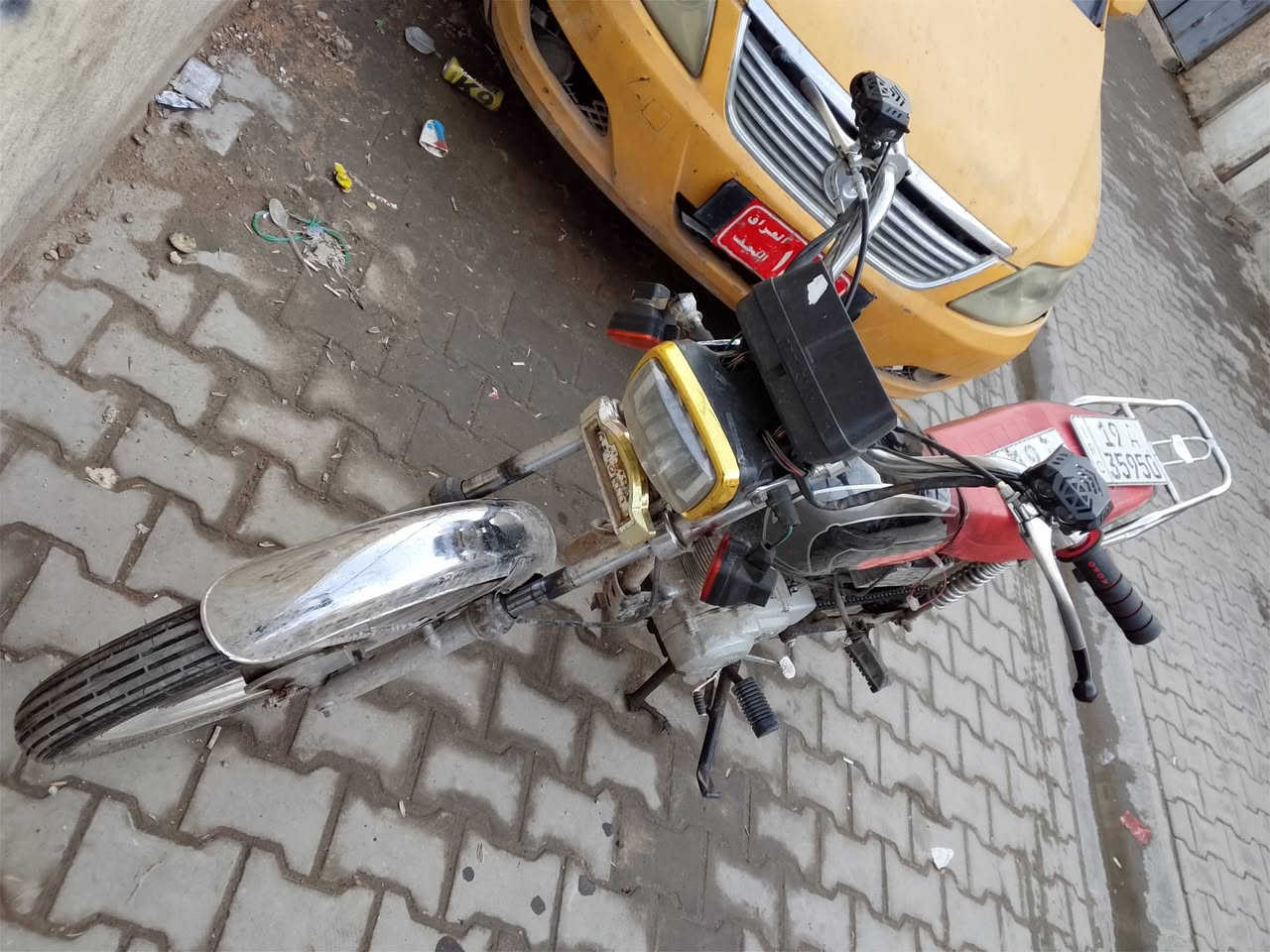 سلام عليكم دراجه يراني مرقمه مشروع وطني رقم كربلاء نكليزي مديل ٢٠٢٠بيه نقوصات سعر مليون وخمسين مكاني بغداد الوشاش ***********
