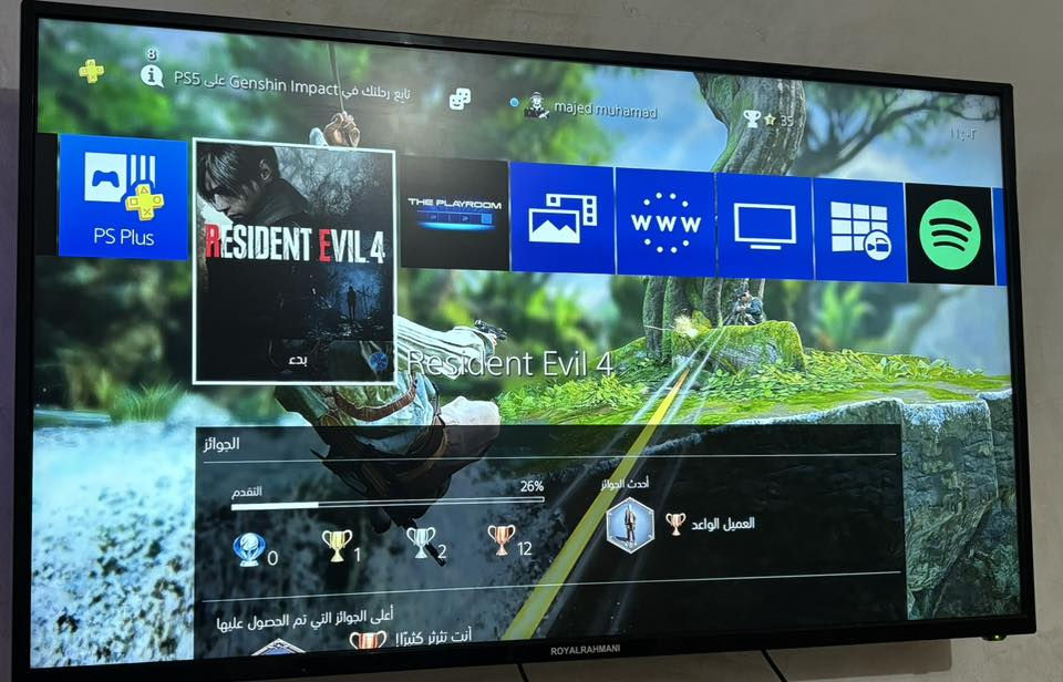 بلاي ستيشن 4 سليم أبيض، نظام 13 (أونلاين)، نظافة 100%، مع يدتين وحده أصلية وقرصين من أقوى الألعاب (ريد ديد 2 وريزدنت إيفل 4)، الجهاز كامل ملحقاته وما مفتوح شرط وانطيك ضمان السعر 225
للتواصل (***********)
