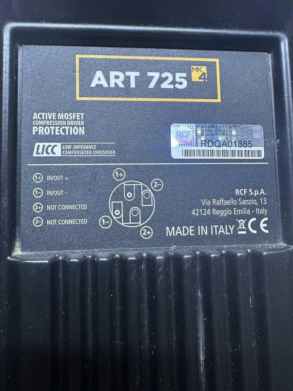 rcf إيطالي اصلي وكاله 
مستخدمات نضافه 95
كفاله من التصليح 
السعر 14ورقه
***********
اتصال او واتساب
