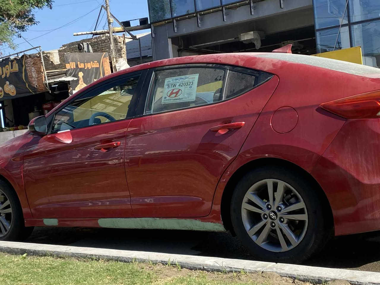 السلام عليكم النترا موديل 2018 حادثهه جاملغ وبنيد سياره جديده وجاهزه ماشيه 134 مكينه دوش مكفوله السعر 116 وبيهه مجال العنوان بغداد الزعفرانية ***********
