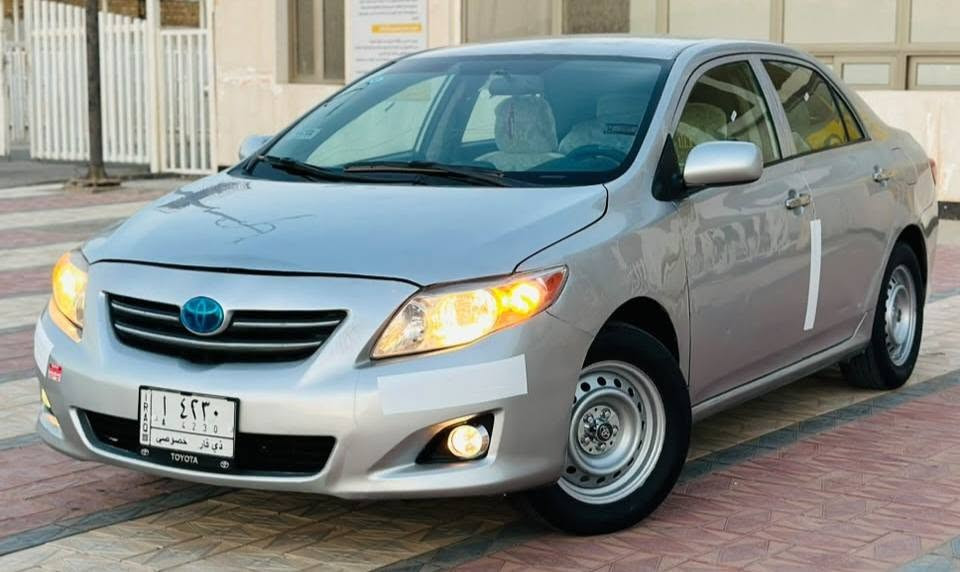 كورلا 2009 امريكي
محرك 1800 VVT 
كير AT عدد 4نمر
 حداديه 75℅،مري كهربائي غرفه نظيفه بلاد ودواخل السياره كله بلاد حتى المسجل، رقم ذي قار مشروع وطني سنويه لل 28 ، ضررها بيها تصليح بالبنيد وداير الجاملغ الخلفي والباب الخلفي بدون دواخل وكلشي موضح بكتاب الفحص 
 السعر 85 عنواني ناصريه المركز 
*********** متوفر واتساب
