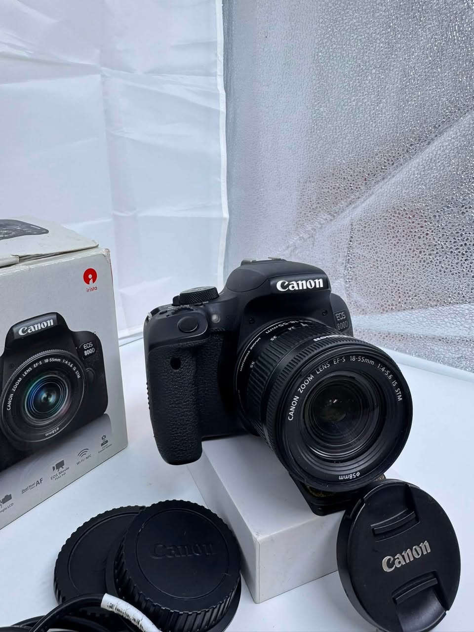 Camera 800d clik 6k avec objectif canon 18-55mm stm ✅
- un objectif Tamron 17-50mm f/2.8 ✅
- un stabilisateur dji rs 3 mini ( 795 g )✅
- un trépied journaliste ( group weifeng )✅
- un lightbox le plus grand modèle ✅
الاخوان كل حاجة جديدة كرتون شراي يتصل 0676949417


**إذا كنت صاحب هذا الإعلان وتريد حذفه لأي سبب، رجاءا أرسل رسالة إلى الدعم الفني**
