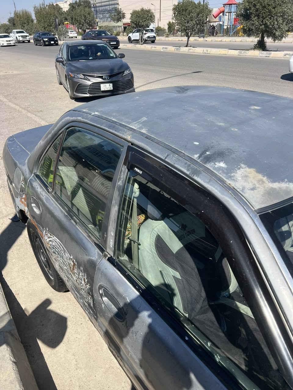 السلام عليكم للبيع 
بروتون 2002 مطلوبه 
كير ومحرك شرط لاينقص ولايبخر تخم تايرات جديد صدرها مصلوخ صلخ كله نضيف وشرط كهربائيات كلها شغاله لايتات زنون باتري جديد باور جديد 
مكانها
تكريت 
الكشر شوفت عينك
الاستفسار
***********
