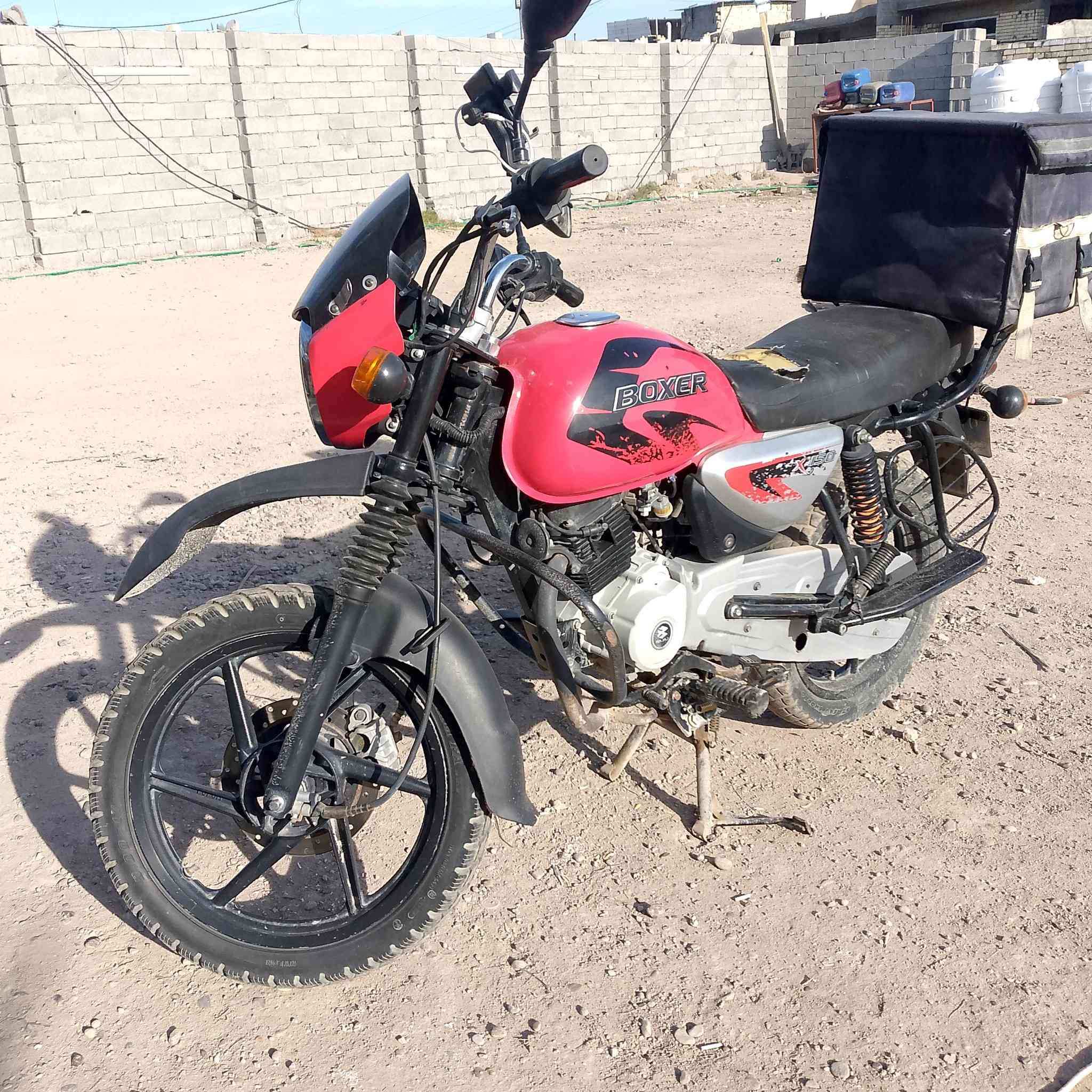 سلام عليكم بوكسر موديل 23 بس مسجله 22 بل سنويه
مرقمه وكامله ثاني يوم تحويل دراجه تخبل محرك برغي ما مفتوح بي وين ما تريد افحص اترايك الا كربلاه سعر مليونين 250 وبيهه مجال حك الجيه لي مو شراي لا يتعبني بغدادتقاطع درويش

***********
