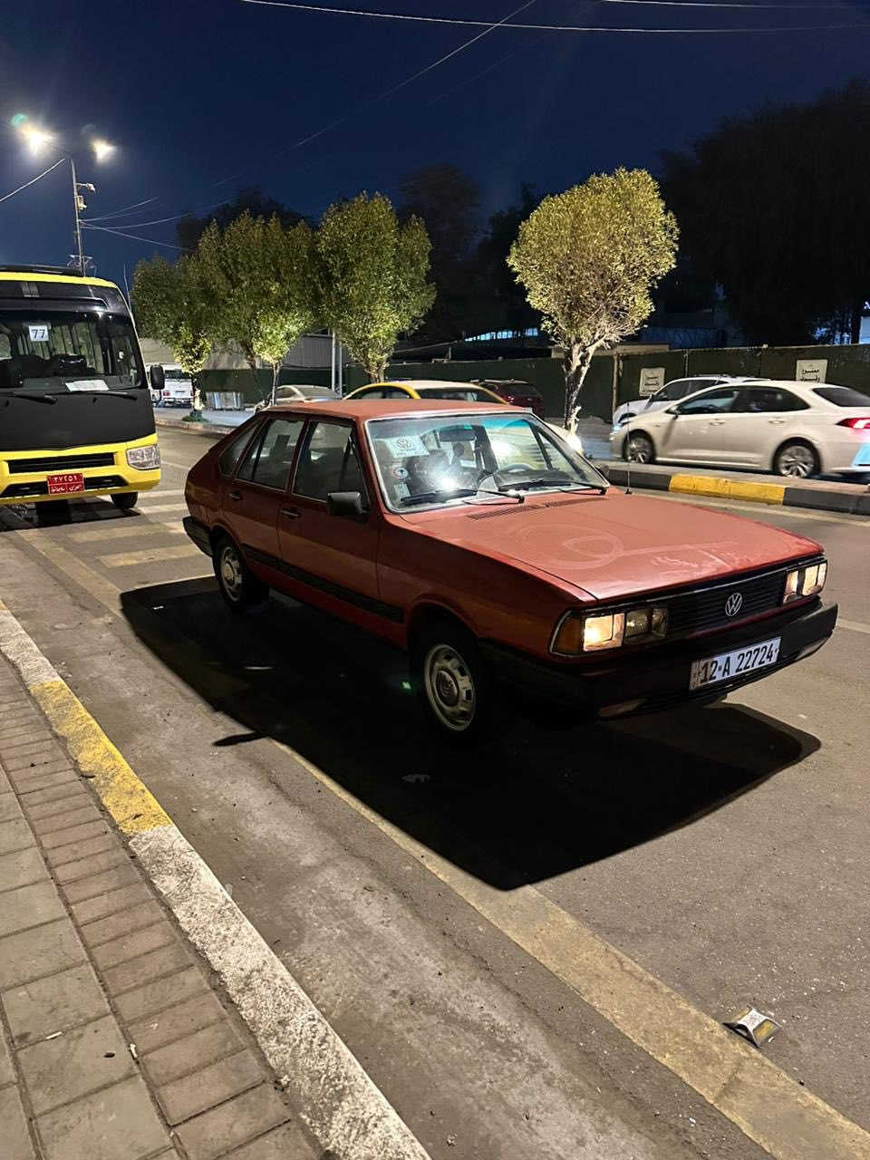 السلام عليكم
برازيلي لبيع 1986

سياره حلوه كامله من كلشي 

مكينه وكير كولف جديد

رقم جديد بسم تحويل ثاني يوم 

سعر 38$

مكان بغداد حي الجامعه

رقم ***********
