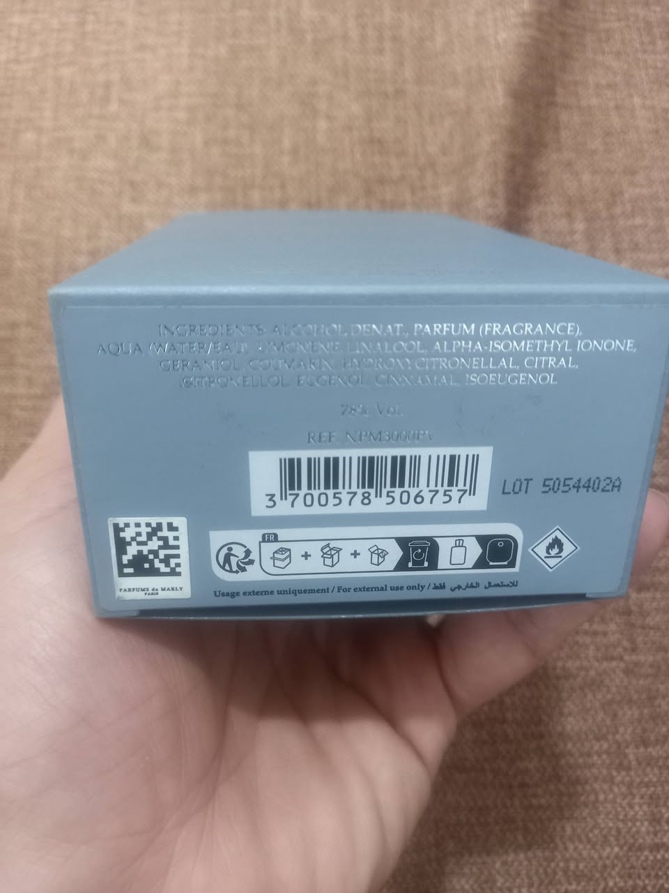 دي مارلي كاسلي
جديد مستخدم للتجربة ٢ أو ٣ مل 
للبيع فقط (اصلي وين متحبون تفحصوه حاضر)
قيم باليرضي الله وبالعافية عالياخذة


**إذا كنت صاحب هذا الإعلان وتريد حذفه لأي سبب، رجاءا أرسل رسالة إلى الدعم الفني**