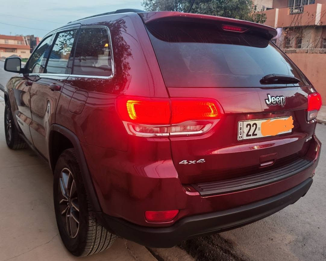 السلام عليكم
جيب 2016 لارديو كندي
JEEP GRAND CHEROKEE 
بيع او مراوس حسب القناعه
داخلة كلين للعراق 
بيها شويا ملاحظات بالعراق
ماشيه 96 الف وقابل للزيادة 
المحرك : V6.  3.6 
شفتات ستيرن
حساسات تايرات
كشنات اماميه كهربائيه لايت توقف 
شاشه وسط وكامره 
‏‎ ويل قياس  18 
‏ كشافات ضباب 
‏‎تشغيل عن بعد 
‏‎ بلوتوث تلفون 
‏‎ محدد سرعة 
‏‎ نظام تشغيل واطفاء اوتماتيكي
 للمحرك للتوفير من صرف الوقود .
 
*********** موجود في موصل - حمدانية - برطلة الحمدانية, نينوى
