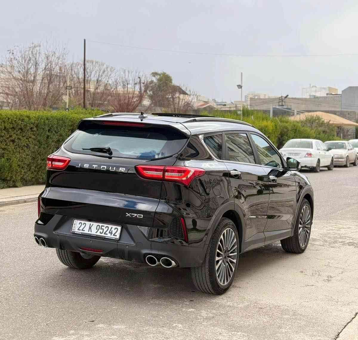 ‏Jetour x70
🔥سعر $137 وةرقة 🔥
مودیل2024
 5 سال ضمان شەریکە هارلم 
تةنها 13 هةزاري رويشتي 
محرک4پستن1.5Tتوربو
ئوکتانی بەنزین91
3مقعد 7راکب
بينج كاميرة 
رادار 
گيج اليكتروني 
بةسمة بريك بةسمة 
گوشين جلد كارةباي 
بة ناوي خوم 
تةنها جةملخ بيشوة سكن بوياخ هةية بي زوري بي اربك  هةموو كيان بةشةرت دفروشم 
رقم اربیل»مکان اربیل
فول فول مواصفات
رةقم تةلةفون *********** أربيل, العراق
