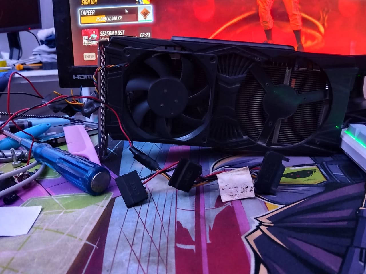 1660ti 6gb 
Palit 
لكرت بدون مراوح وممفتوح حراره تحت الضغط 65
محور مروحه تشتغل على منفذ ساتا
سعر 150


**إذا كنت صاحب هذا الإعلان وتريد حذفه لأي سبب، رجاءا أرسل رسالة إلى الدعم الفني**