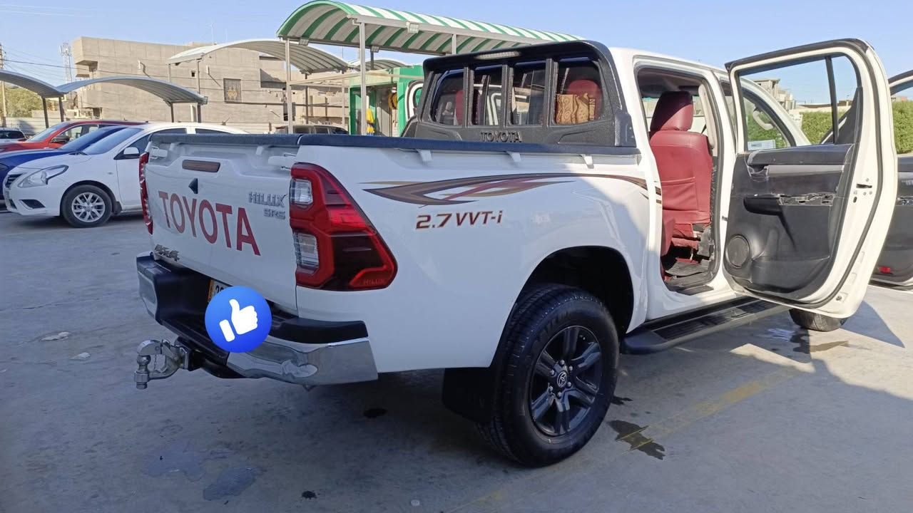سلام عليكم
تويوتا هايلوكس2022
المواصفات خليجي
الفئهDouble cab4×4
كفاله بدون صبغ ما عده رصعه جوه قبغ البانزين 
كير اوتماتيك
محرك 4سلندر2700
ماشيه155,000كم
بانزين
اللون ابيض لوحه اربيل حمل 
المقعد جلد 
5 راكب
المواصفات
1_الكامير الخلفيه
2_التحكم على المنحدرات
3_نوافذ كهربائية 
4_شاشه لمس
5_المصابيح الاماميه ليد
6_مانع الانزلاق
7_4×4
8_جرص تجاوز السرعة 
9_كشافات ضباب
10_تبريد خلفي
11_ABS
السعر 315
الاستفسار اتصل على رقم الهاتف 
***********
