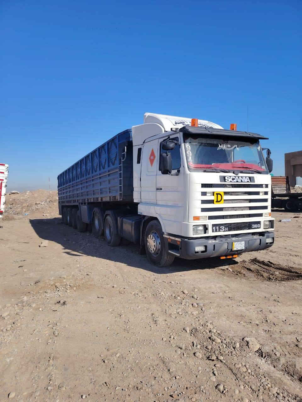 للبيع اسكانيه 113/360 مثبته عربانه نفسها الي عليها السياره جاهزه من الشغل محرك بدايه بخار بس بدون تنقيص كير ٥/٥ رقم السياره نينوى دولي /العربانه شاصي ١٦ محلي ٤ محاور دناكير اسكانيه السياره بسمي تحويل مباشر السعر 315$/وبيها مجال للاستفسار الاتصال على الرقم *********** /*********** مكان السياره موصل
