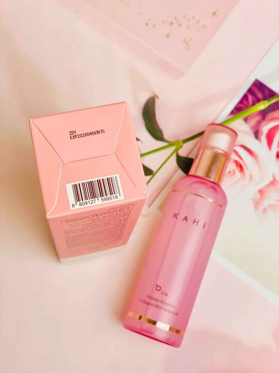 أمبولات رذاذ الكولاجين من كاهي رينكل باونس بنكهة كولاجين السلمون KAHI Wrinkle Bounce Collagen Mist Ampoule Salmon Collagen✨

بخاخ يحتوي على 86.5% من مستخلص كولاجين السلمون وتسعة أنواع من حمض الهيالورونيك.
يعمل على شد البشرة وترطيبها بشكل مكثف لتقليل ظهور الخطوط الدقيقة والتجاعيد.
يحتوي على زيت الشاي الأخضر المخمر وزيت الكركم لنضارة لا مثيل لها.
الحجم 100ml
المنشأ كوريا الأصلي 🇰🇷🇰🇷 تكريت, صلاح الدين


**إذا كنت صاحب هذا الإعلان وتريد حذفه لأي سبب، رجاءا أرسل رسالة إلى الدعم الفني**