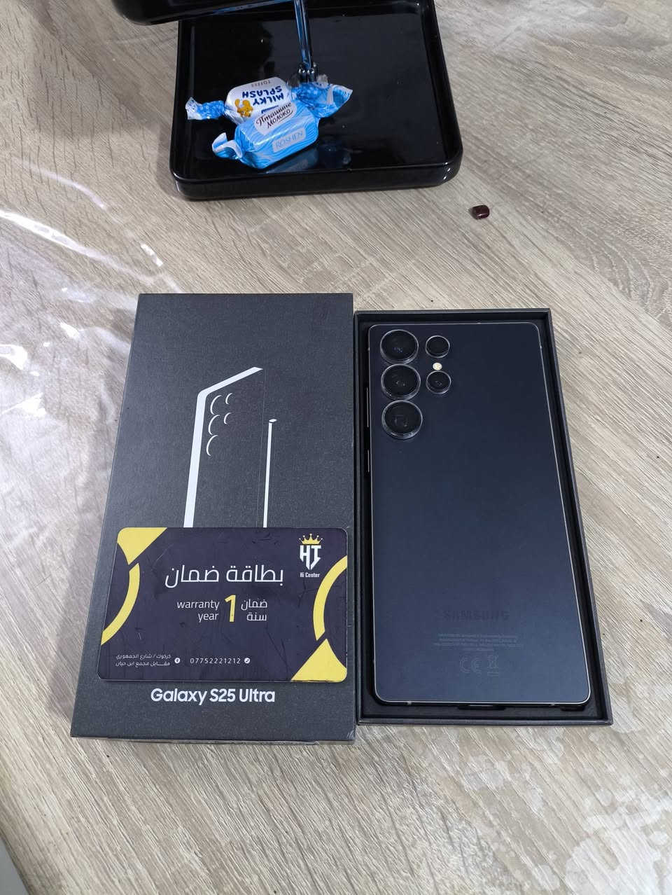 Galaxy  s25 ultra 
 نرخى 1.125.000  
زاكيره 256 رامى 12
 خاوينى 100% 
كامل ئه شيا   
 بي عه يب  و نه كراوه به زه مان 2رؤژ
گه ياندن هه يه 
شوين كركوك 
***********
***********
------------------------------------------------------------------------------------
سعره  1.125.000  الف 
ذاكره 256  رام 12
 نظافه 100% 
 غراضه كامل 
  مابيه عيب خطين  و مامفتوح  بضمان يومين الفحص
متوفر توصيل
مكاني كركوك
***********
***********
