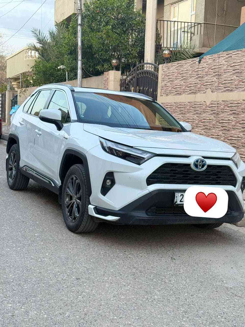 ‎تويوتا راف فور هايبرد ٢٠٢٤ للبيع
‎وكالة شركة جيهان ماشية ٤٠ الف بأسمي
‎السيارة ضمان شركة وكل تقارير وفواتير الوكالة موجودة على وضع الشركة بعدهة 
‎مكفولة من الصبغ والبارد 
‎رقم اربيل بأسمي 
‎المحرك ٢.٥ هايبرد ٢١٩ حصان 
‎السعر ٢٨٧ ومجال بسيط 
‎مكان السيارة كركوك 
***********
