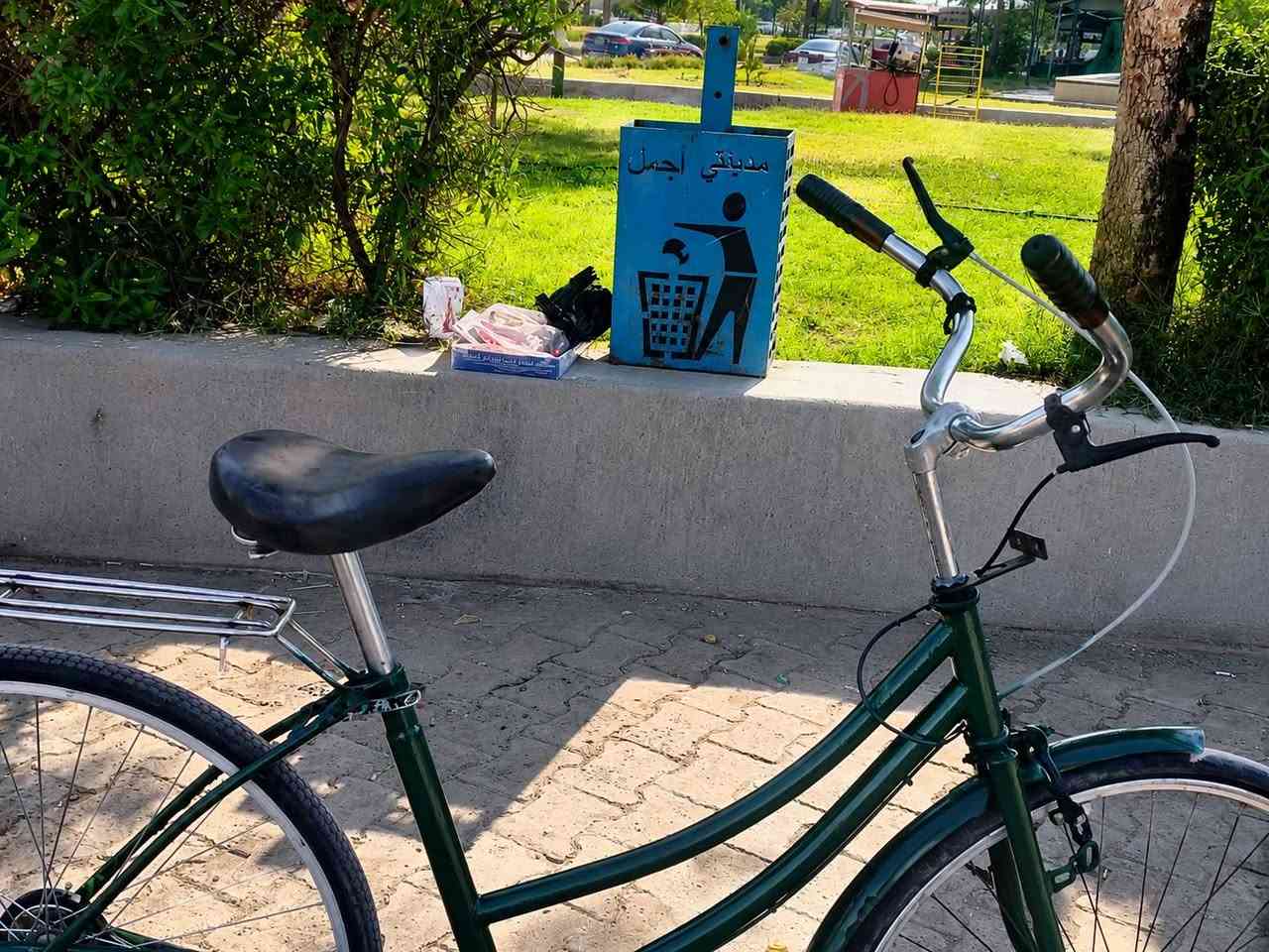 بايسكل بناتي للبيع 🚲
لون أخضر زيتوني، حجم 26
بريك جديد، إطارات جديدة، هيكل سليم
نظيف ومرتب وجاهز للركوب البريك الامامي يحتاج فقط سيم
السعر: 70,000 دينار
للتواصل: [*********** ]بايسكل بناتي للبيع 🚲
لون أخضر زيتوني، حجم 26
بريك جديد، إطارات جديدة، هيكل سليم
نظيف ومرتب وجاهز للركوب
السعر: 70,000 دينار 
للتواصل: [*********** ] مكاني بغداد الوشاش

