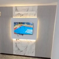 عمل ديكورات جبس بورد سقوف ثانويه تغليف جدران بديل الرخام بديل الخشب بد...