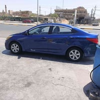 هونداي اكسنت ٢٠١٦ محرك ١٦٠٠ GDI حادث جاملغ وباب جهة السائق وشويه جوه ق...