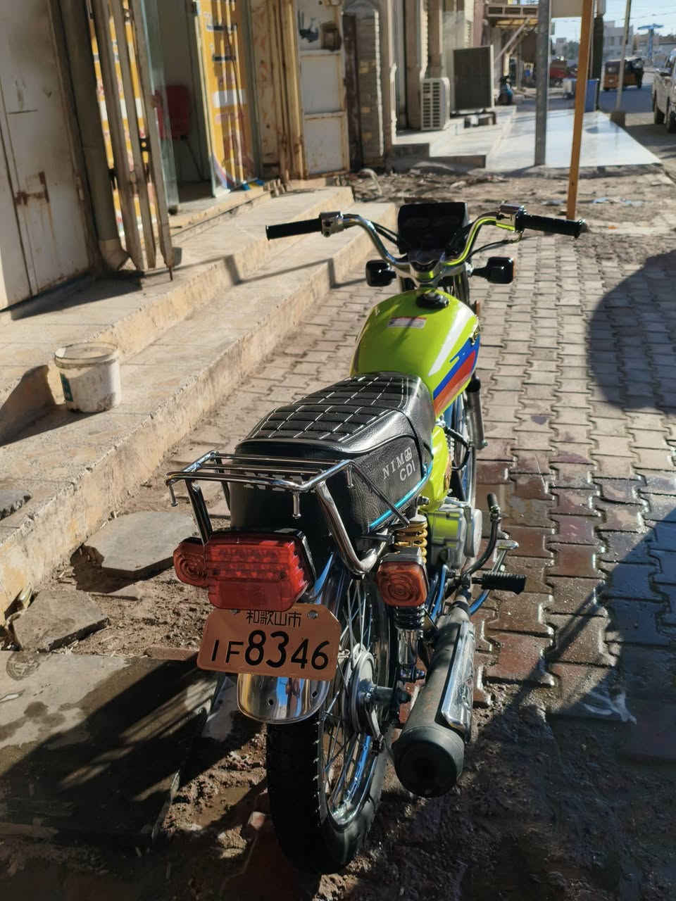 السلام عليكم
دراجة اوارق سكنر 
مكينة امتياز باب الاول 
شاصي نامي قصبه رفيعه
السعر 900
***********
