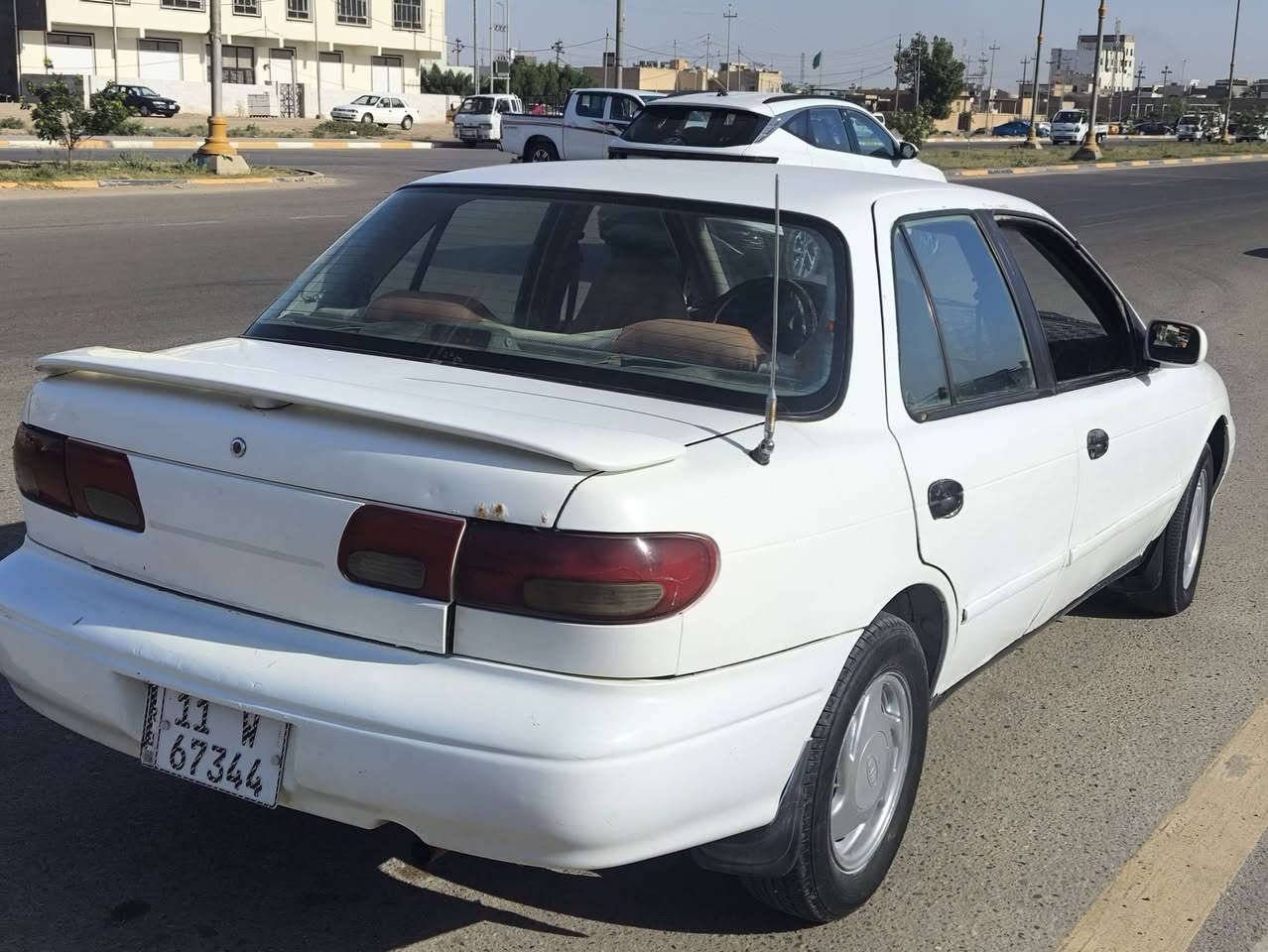 السلام عليكم 
 كيا سيفيه للبيع موديل 96
سيارة جاهزة كير مكينه كهربائيات كاملة
رقم بغداد دولي سنوية جديدة 
شرط التحويل 
سيارة سعرها 40 وبيها مجال
مكاني واسط الصويرة 
***********

