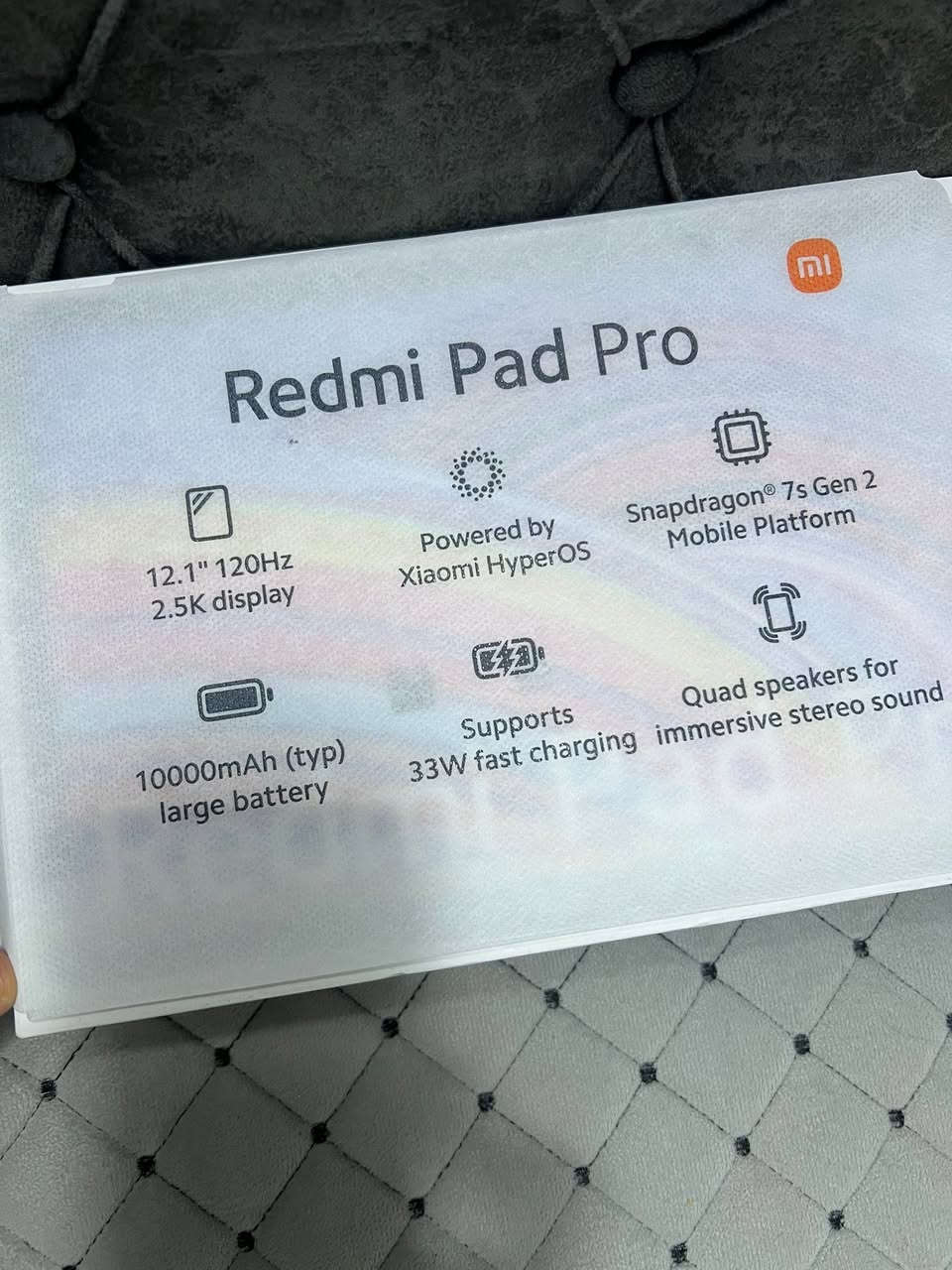 سلام عليكم ايباد Redmi Pad Pro جديد ما مستخدم اقل شهر حتى شاحنة ما مفتوحة بعدهي ذكرى256 وياه كفر دفتري وشاشة حماية غير عاكسة وكيبورد سعره 335وبي مجال بسيط مكاني بغداد شراي خاص


**إذا كنت صاحب هذا الإعلان وتريد حذفه لأي سبب، رجاءا أرسل رسالة إلى الدعم الفني**