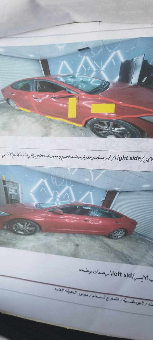 السلام عليكم ورحمه الله وبركاته
النترا 2018 امريكي السياره بيه جاملق الامامي عكس سائق شبر باب تصليح على بارد
مابيه اي نقص 125ورقه 
***********
