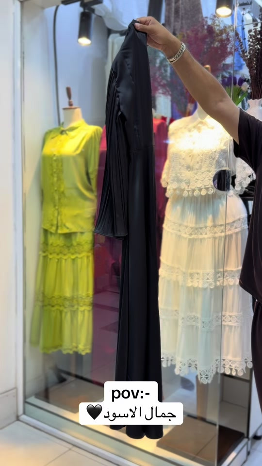 فستان اسود🖤خامه ثلج🇹🇷 قياسات 38 40 42 44 46 👘  توصيل كل محافظات العراق 5 الاف🚕  واتس اب *********** 📞  واتس اب *********** 📞  #العراق #بغداد #البصره #اكسبلور #الشعب_الصيني_ماله_حل😂😂 
