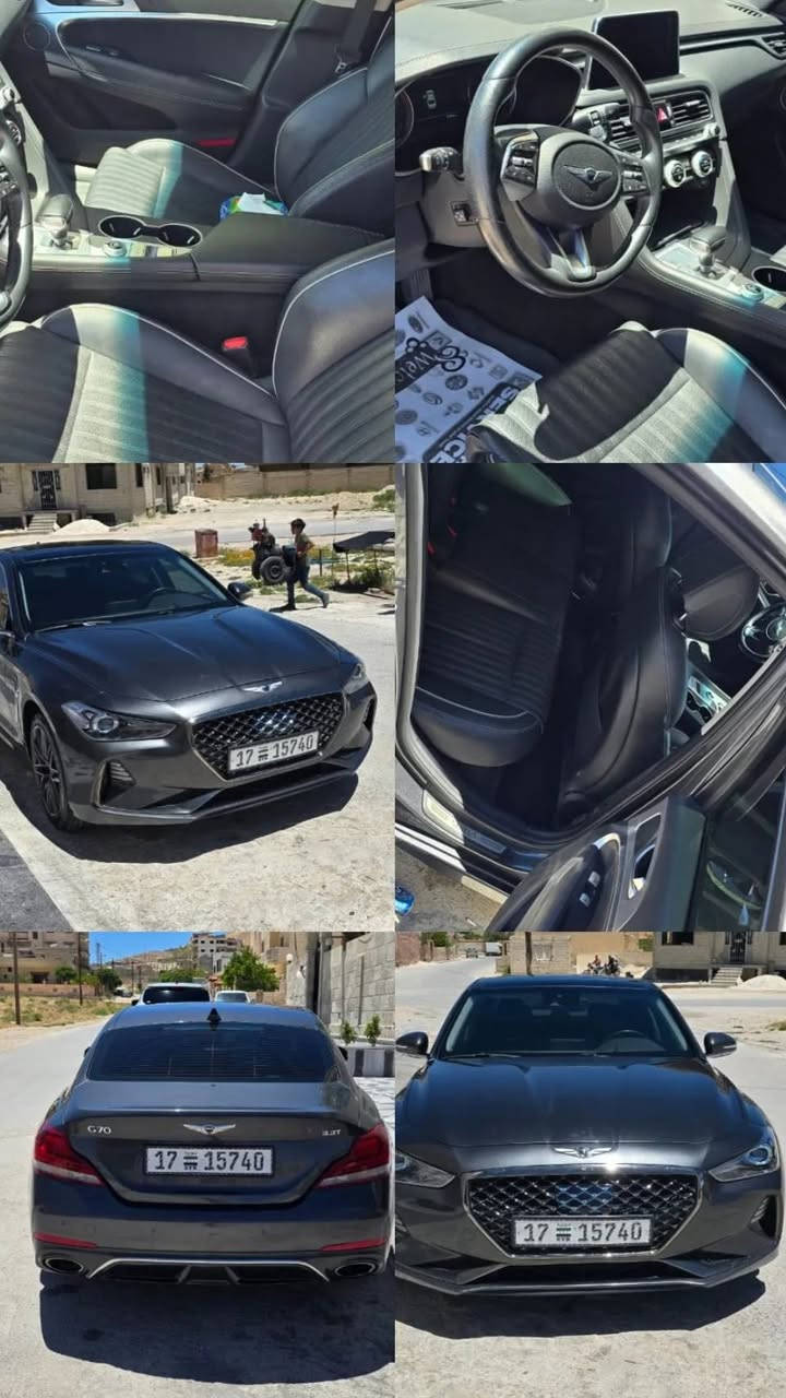 جنيسيس  G70 6 V. 3.3 T
 2019
 وارد كندا
 سقف بانوراما م
محرك ٦ سلندر 3.3 لتر توين توربو
جير ستيبترونيك ١٠ غيارات 
٦ وضعيات تشغيل بل السيارة
بصمه مفتاح و بصمه أبواب 
شاشة ١٣ بوصه تاتش لمس الكبيرة 
مع كميرا خلفية و رادار نقطة عمياء و رادار مسار على الطريق مثبت سرعة اتوماتيك نظام بلوتوث وكار بلير حساسات خلفيه للرجوع كراسي جلد لون اسود مع كراسي تبريد و تدفئة 
تحكم كامل في الستيرنك المقود 
أضواء أمامية وخلفيه  فل LED
 السيارة جاهزة من كلشي 
على التسجيل او الفراغ 
السعر ٢٢ الف دولار  أمريكي 
للتواصل  عروة 0934687689 
#سيارات #سوريا #للبيع #دمشق 
#كارز #كروب #عالم_السيارات 
#واردكندا


**إذا كنت صاحب هذا الإعلان وتريد حذفه لأي سبب، رجاءا أرسل رسالة إلى الدعم الفني**