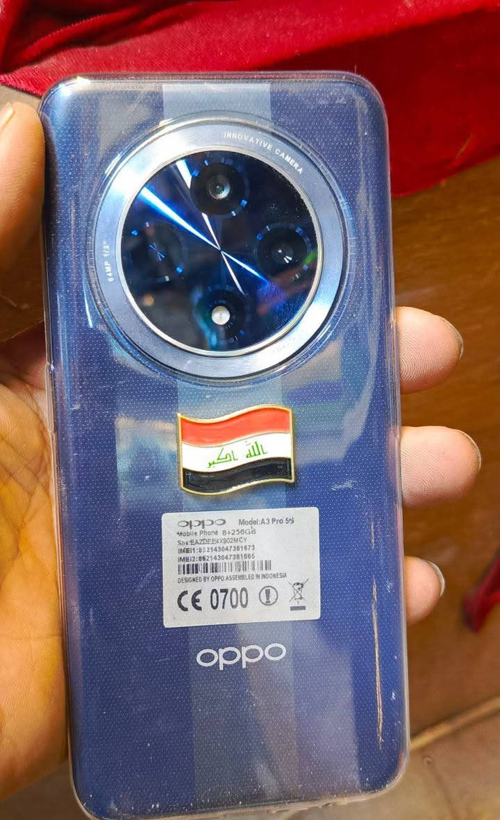 السلام عليكم جهاز مبايل اوبو جي ثري فايف ثري ذاكره 256 مشتغل بس 4 ساعات نظافه فول + مبايل سامسونك نظيف بلادي ذاكرى 128 جهاز نظيف جدآ تواصل على الاسعار خاص


**إذا كنت صاحب هذا الإعلان وتريد حذفه لأي سبب، رجاءا أرسل رسالة إلى الدعم الفني**