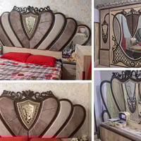 غرفه تركيه متنه وفخمه اضاءه بالجربايه وبميز تواليت نضيفه كلش بيها اضرا...