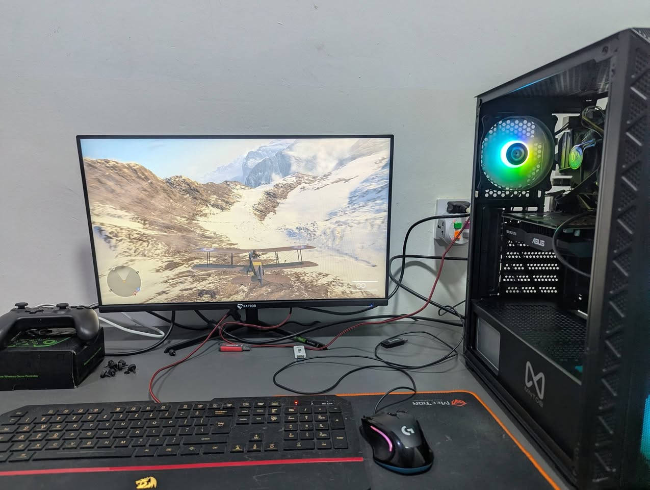 كمبيوتر العاب pc  يشتغل كل العاب قواء
لبيع فقط كيس بدون شاشه سعر مع توصيل 400الف  رقم الهاتف 
16 GBytes.     رام.              ***********                          

Intel(R) Core(TM) i5-6500 CPU @ 3.20GHz معلج 

ASUSTeK COMPUTER INC. -STRIX H2701. مدبورد GAMING
hhdتير2 هارد 
NVIDIA GeForce GTX 1050 Ti 4gh Asus 
بور سبلي 300وط  
                                                                                

-
