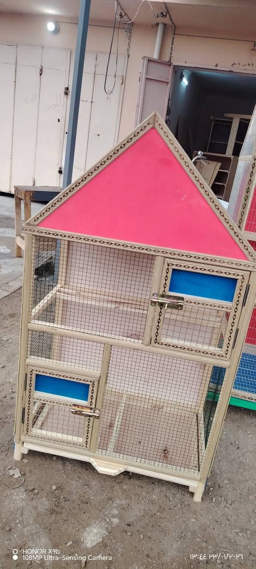 السلام عليكم قفص بلابل جديد شغل درجة اولى
سعر 40 
قياس طول 125
عرض 70
نزال 40 
رقم ***********
***********
موقع ديالى شهربان قرب جسرمهروت
