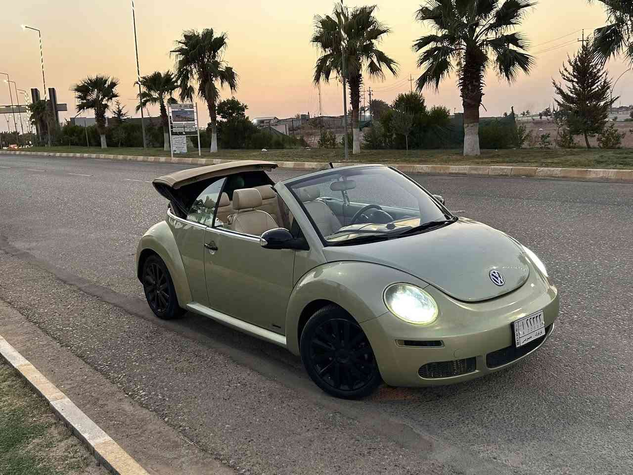 بيتل موديل 2008 رقم مميز مشروع وطني محرك 5 مرغوب 
كير اتوماتيك 
ويل كروم بلادي 18
كشن جلد تدف 
كشف كهرباء 
ارباك 5 
بدون ضرر 
بدون صبغ فقط بنيد كلير
لون اخضر مميز
ماشية 64 الف سيارة كله على البلاد 
سعر 78 شراي اتصل ***********مكان كركوك
