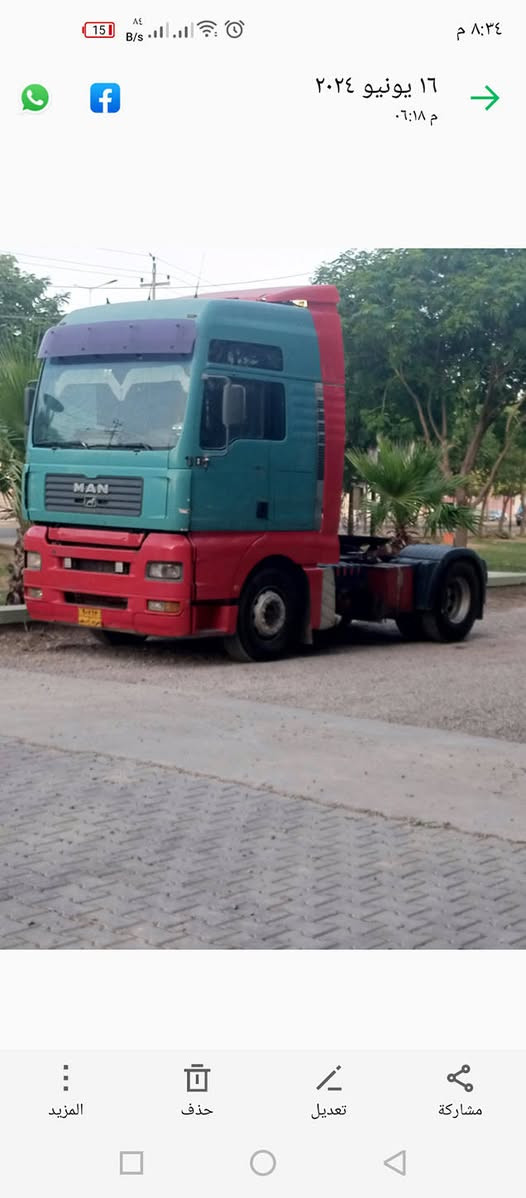 مان 2002وتماتيك 410هاف سنويه مطلوبه6سنوات تانكي ما مربوطه عنوان كلار سعر 130ورقه
رقم ها***********تف
