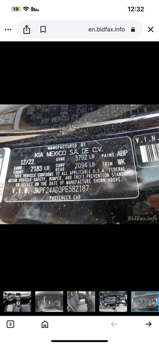 السلام عليكم فورتي موديل 2023  ماشيه 41mi  محرك 2000دوش لا ايرباك لا لغد سيارة خير من الله صور الحادث مرفقة بالمنشور + صور السونار رقم اربيل تحويل ثاني يوم سيارة بأسمي للتواصل واتس اب 
 ***********
مكاني بغداد
السعر 155 وبيها مجال
