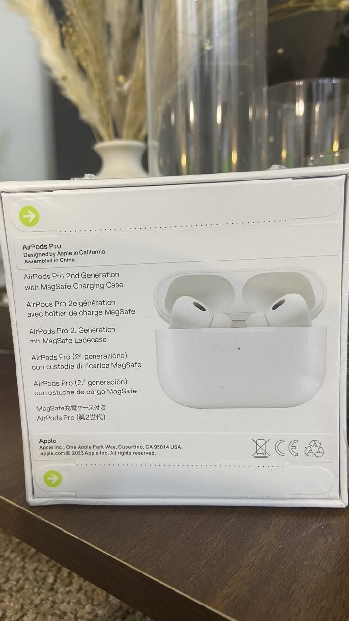AirPods Pro (2nd Generation) with MagSafe Charging Case
قطعه جديده غير مستخدمة باركود ورقم تسلسلي


**إذا كنت صاحب هذا الإعلان وتريد حذفه لأي سبب، رجاءا أرسل رسالة إلى الدعم الفني**