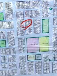 المشتل حصن جعفر • نصف قطعة ١٠٠م • طابو وقرض اسكان