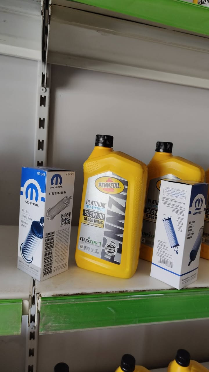 السلام عليكم
يتوفر لدينا زيت محركات بنز أويل pennz oil افضل خيار موصى بيه من شركة دودج لمحركات سيارات الدوودج
عنوان كركوك تسعين قرب حفته بزار مقابل دائرة الرقابة المالية يوجد توصيل 
واتساب ***********
