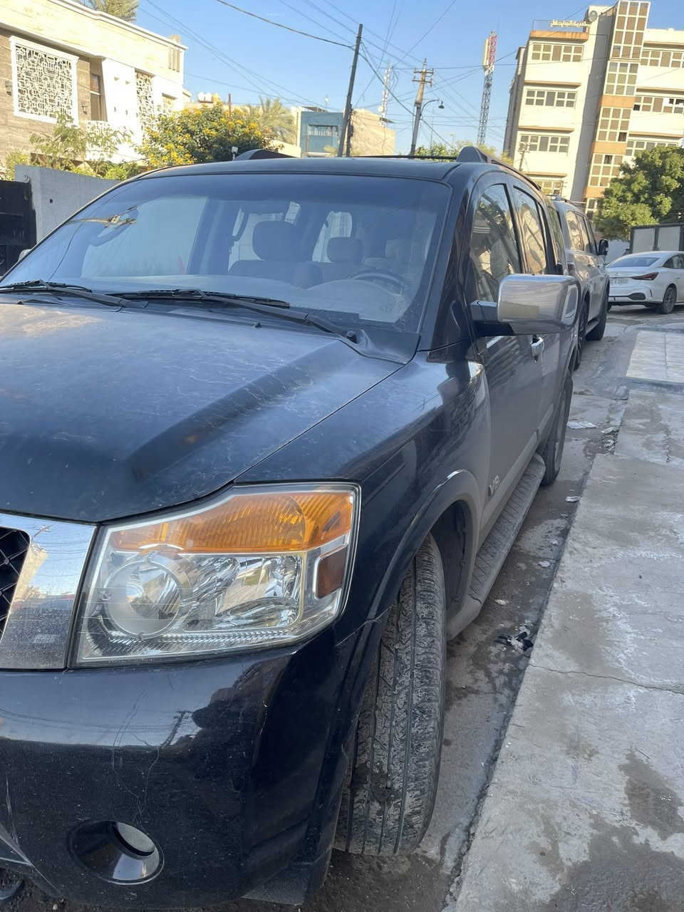 نيسان ارمادا 2008 للبيع بدون حادث بغداد باسمي السعر 120 ورقة اللون زيتوني غامق وياها غراض اني مشتريهن اني جناي للاتصال *********** 
مكان السيارة بغداد المنصور
