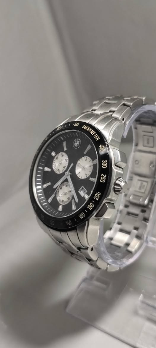 ⌚ ساعة BMW Chronograph
🔹 مكينة ETA سويسرية
🔹 4 أحجار
🔹 وظيفة كرونوغراف
🔹 قطر 43 ملم
🔹 سير معدني مع قفل فراشة
🔹 تنفيذ أنيق وجودة عالية
💰 السعر: 150 ألف دينار عراقي
📦 يتوفر توصيل لجميع المحافظات


**إذا كنت صاحب هذا الإعلان وتريد حذفه لأي سبب، رجاءا أرسل رسالة إلى الدعم الفني**