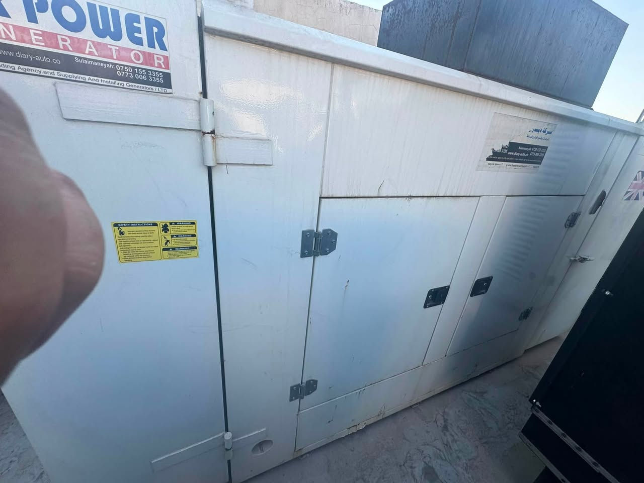 💥 مولد إيفيكو (IVECO) بلادي إيطالي أصلي
🔇 كاتم سوبر سايلنت
⚡ القدرة: 100 KVA
🆕 زيرو - لم يُشغّل

✅ أداء قوي وثابت
✅ صرفية اقتصادية
✅ هدوء عالي جداً
✅ مناسب للمعامل، الشركات، والمشاريع

📍الموقع: أربيل – الصناعة الجنوبية
🚚 التوصيل متوفر إلى جميع محافظات العراق

📞 للاستفسار والحجز:
***********
