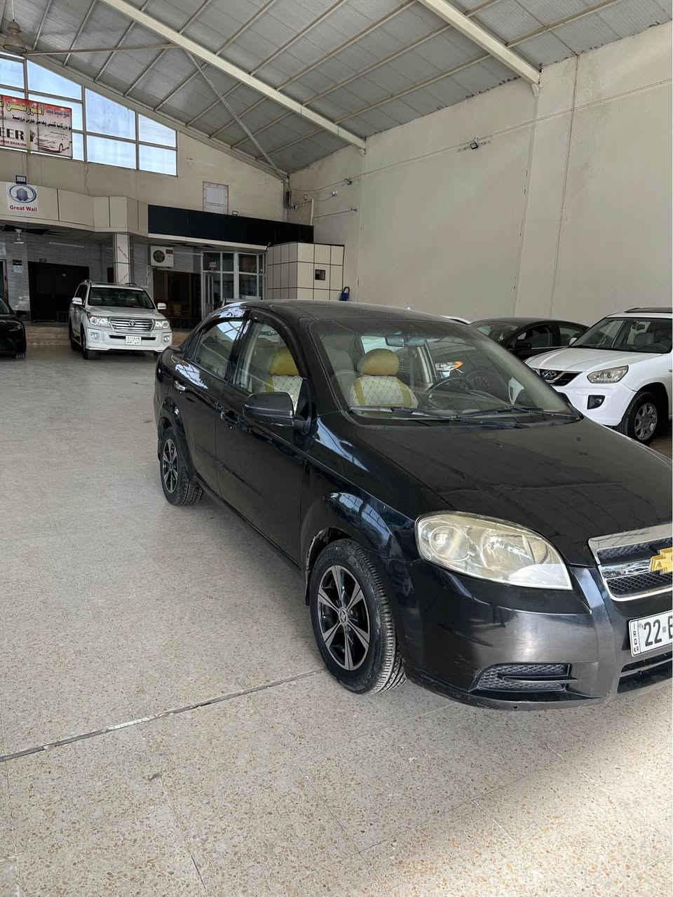 شوفرليت افيو موديل 2007 لون اسود صبغ بها قطعتين بدون داخلية سيارة رقم جديد سنويا منتهي موصفات خليجية سيارة كير أوتوماتيك سيارة موجود زاخو تلفون *********** زاخو, دهوك
