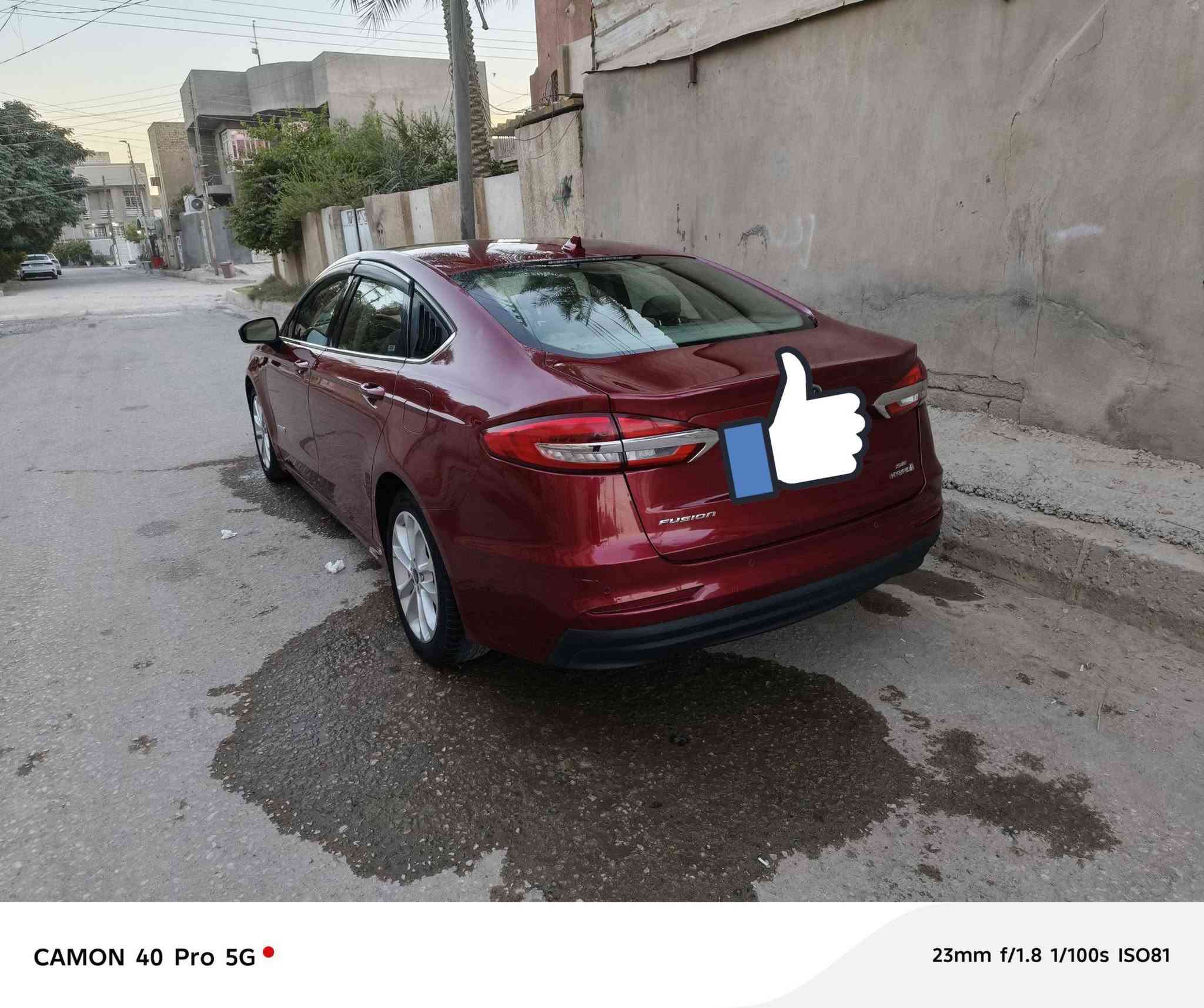 من رخصه الادمن المحترم
سلام عليكم اخوان فورد فيوجن هاي برد 2019
رقم بغداد انكليزي مكينه 2000 تنفس طبيعي 
كير موس شاشه تحكم استيران قطعتين تبريد هاند بريك بصمه 
رادار امامي حساس خلفي كاميرا فئة Esللعلم مكينه كايمه ابيع على وضعها او مراوس موبايل ***********
