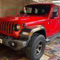 جيب رانكلر 2019 كشنات جلد اسود   لايت led  بروجكتر عدسة  بك لايت led  ...