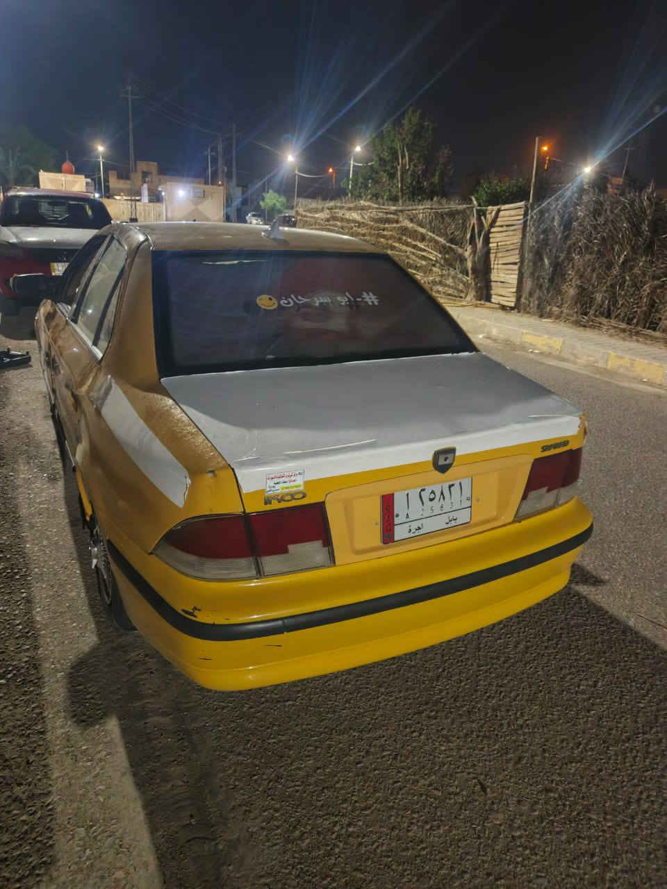 سمند 11 رقم بابل سنويه لل26 مصفره هيئة وغرامات مداور ثاني يوم مكينه كير مكفولات للتفاصيل أكثر اتصال ***********
