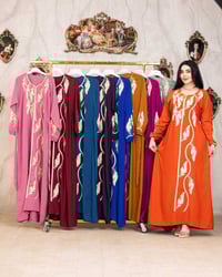 دشداشه نسائي • قطن مصري • مقاسات 2XL-3XL