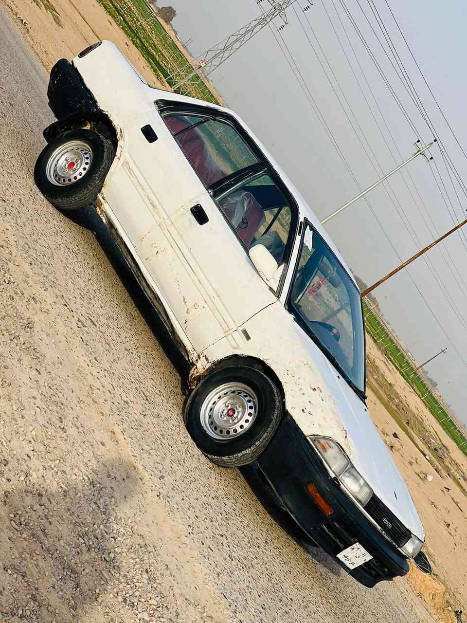 السلام عليكم كورلا فحص صلاح الدين ماندل راعيها موديل 92 
كير ومحرك شرط تايريات جدد كشرها زين
كهربائيات كلها تشتغل لويت زنون 
محرك 16 
ب17وبيها مجال وترهم مراوس 
هــ***********
