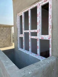 معمل برج الذهبي • شبابيك بلاستيك تركي • ضمان ٣ سنوات